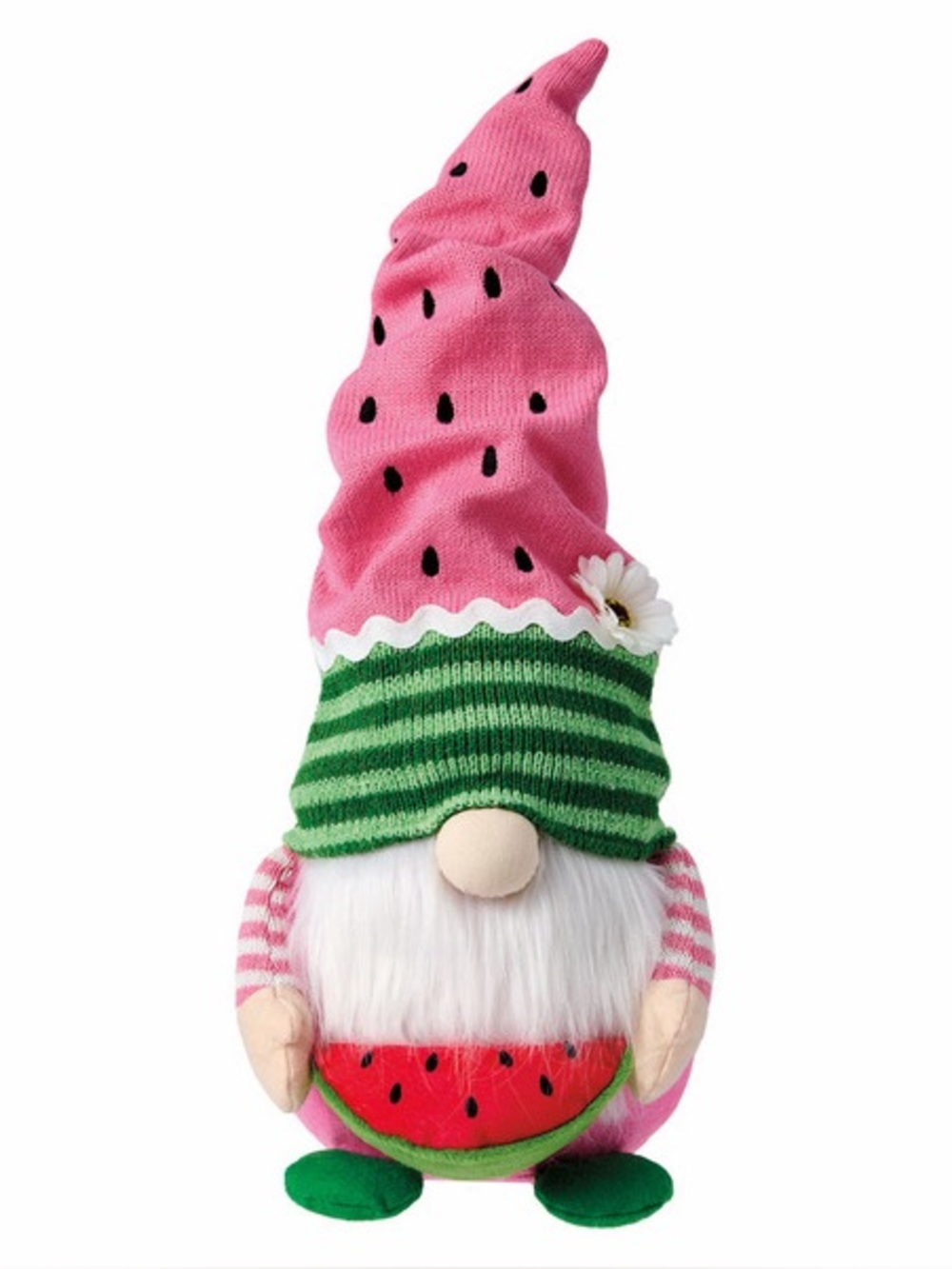 Kirkton House Summer Gnomes, Watermelon 20” Tall